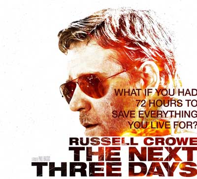 Russell Crowe stars in new movie THE NEXT THREE DAYS
